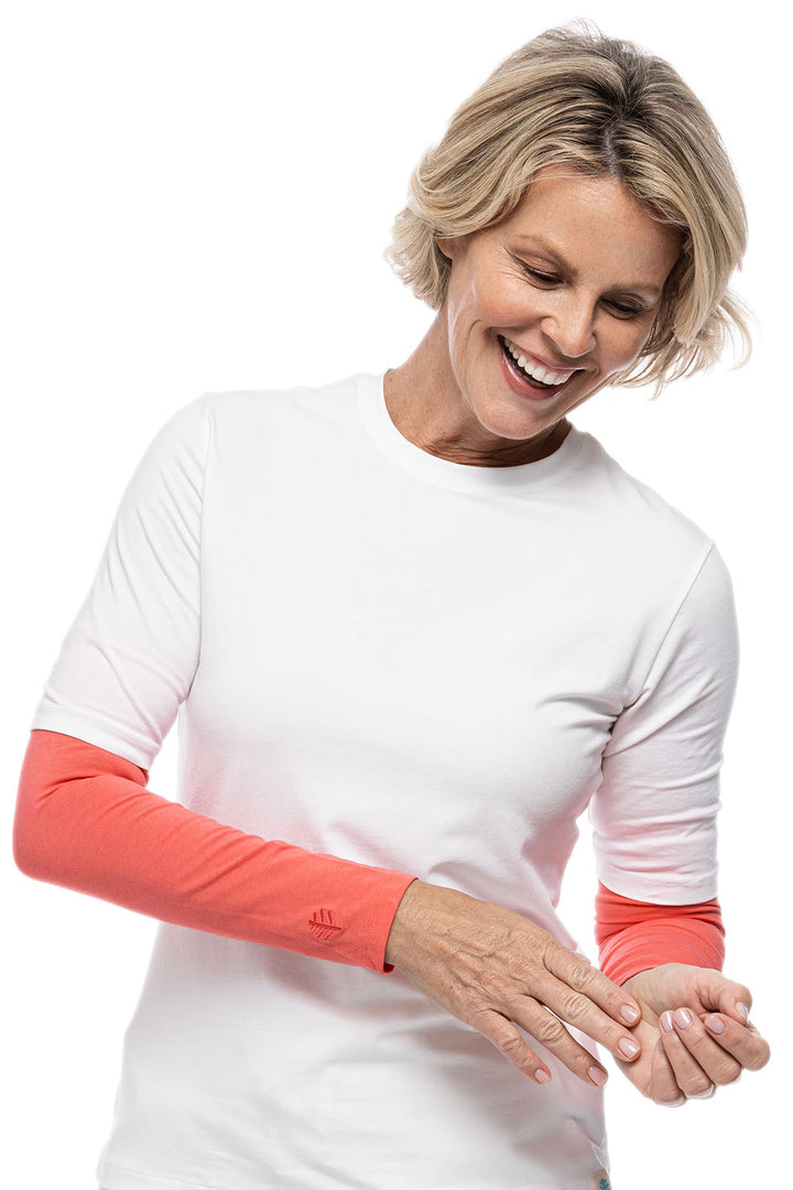 Women's Navagio Sun Sleeves | Vivid Coral