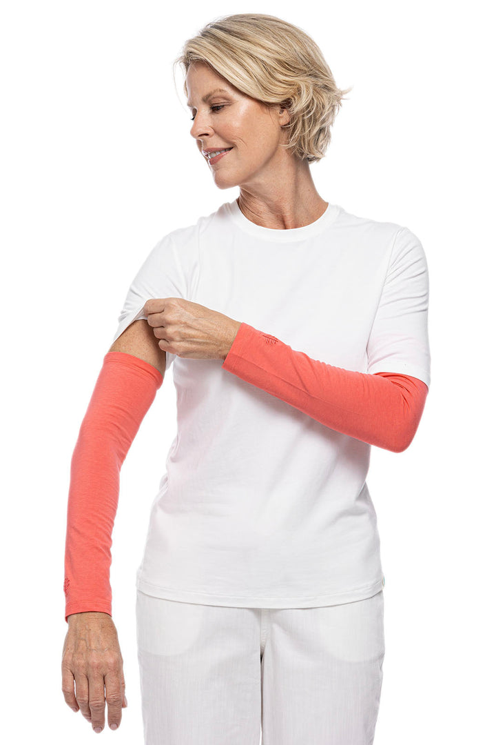 Women's Navagio Sun Sleeves | Vivid Coral