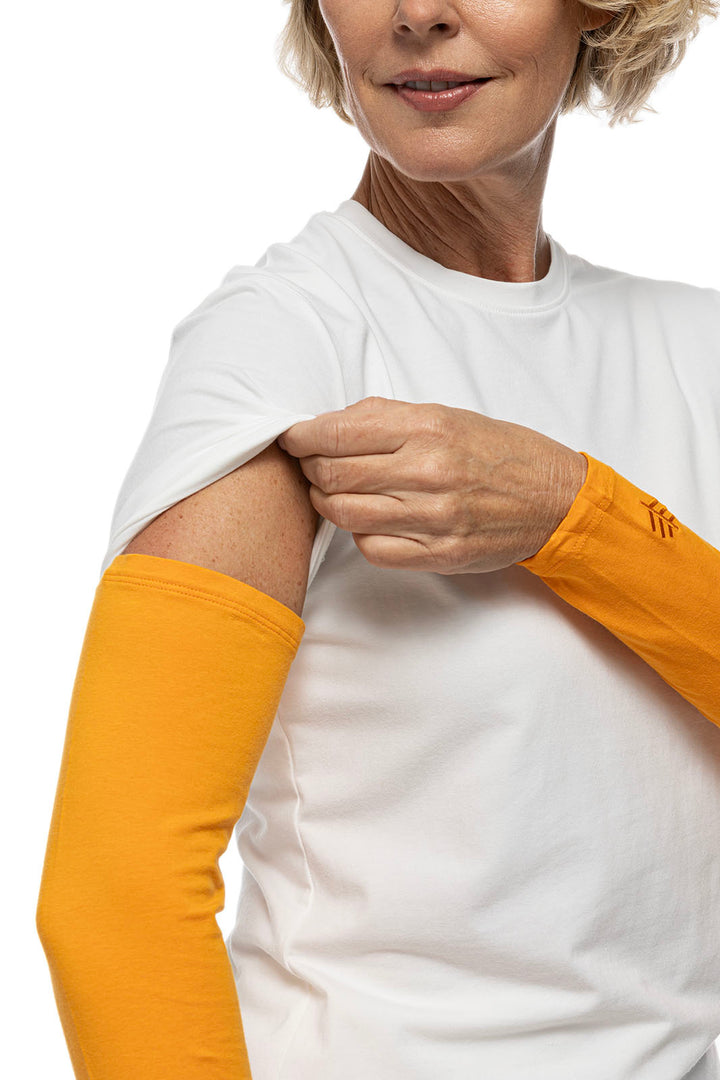 Women's Navagio Sun Sleeves | Apricot Crush