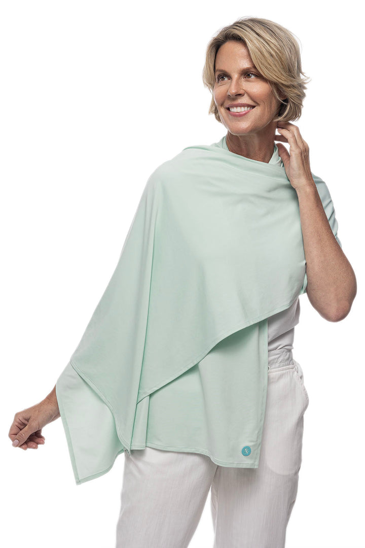 Women's Bhakti Sun Shawl | Misty Aqua