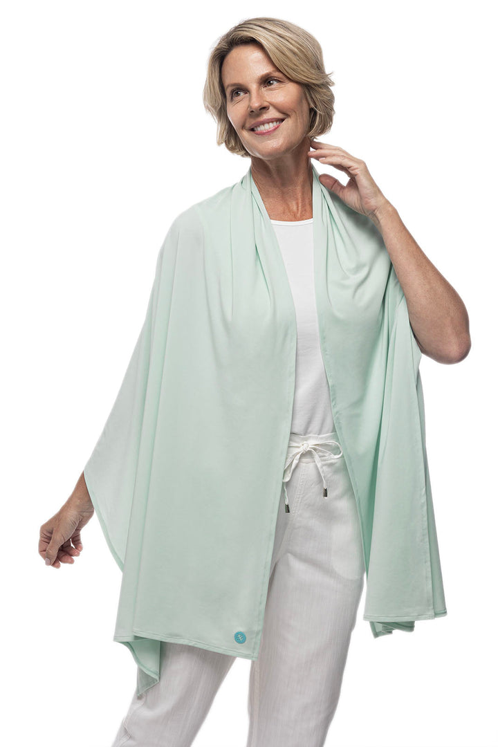 Women's Bhakti Sun Shawl | Misty Aqua