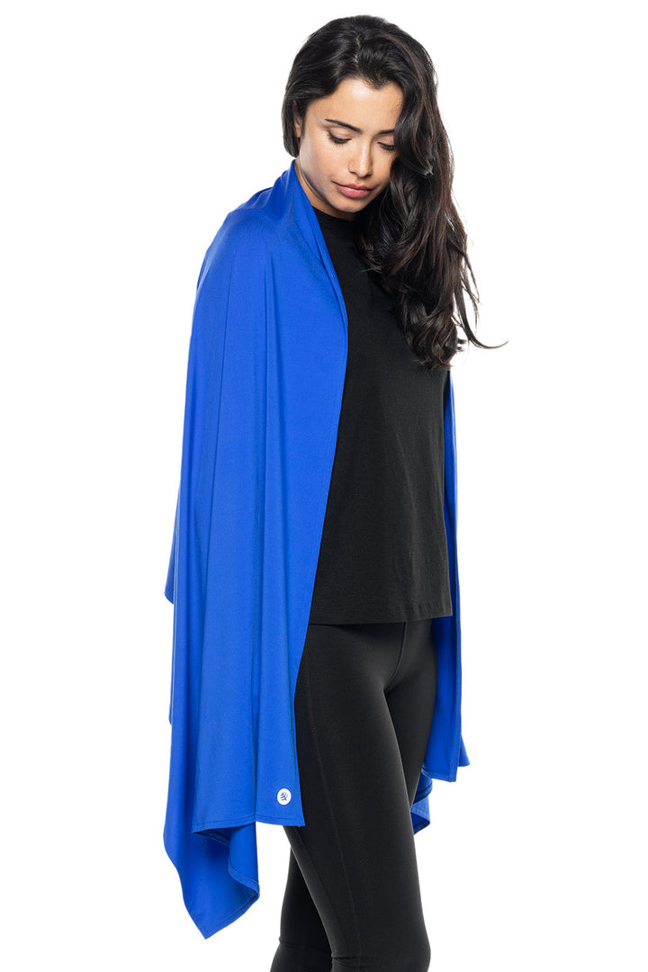 Women's Bhakti Sun Shawl | Baja Blue