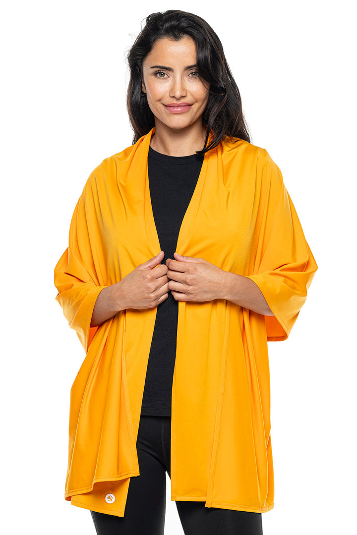 Women's Bhakti Sun Shawl | Apricot Crush