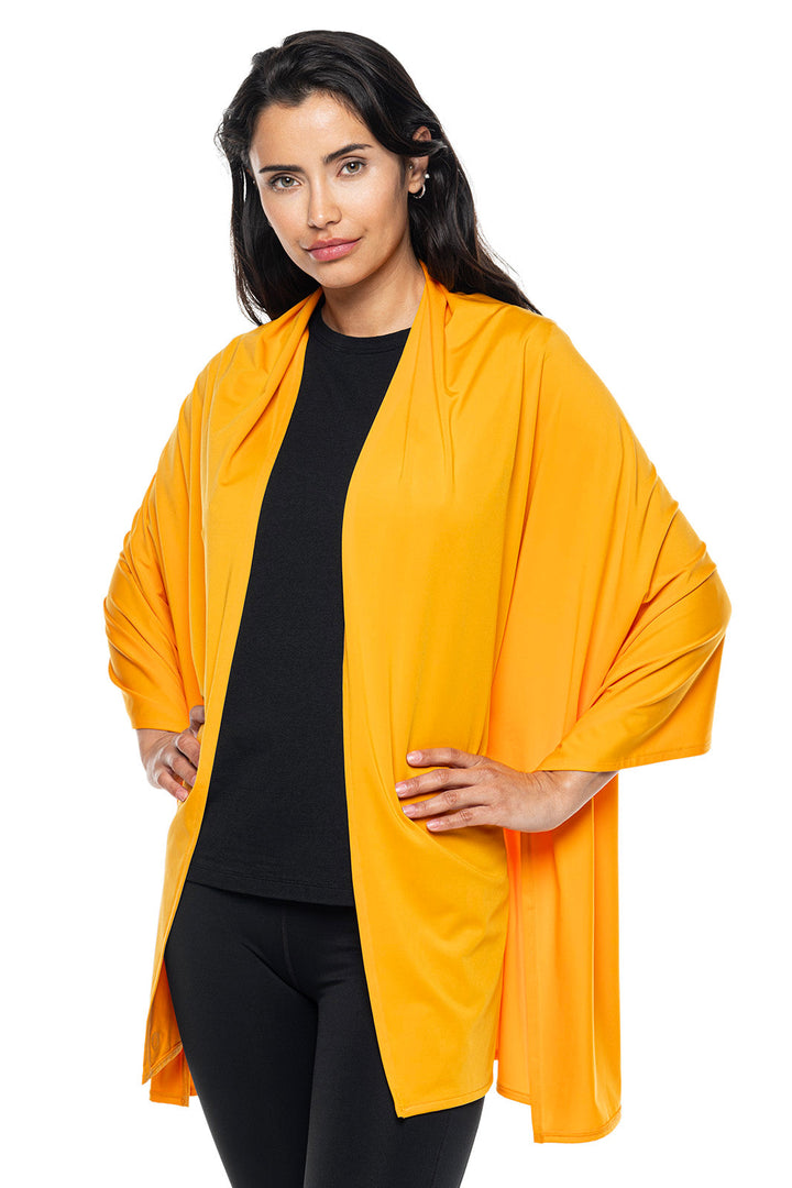 Women's Bhakti Sun Shawl | Apricot Crush