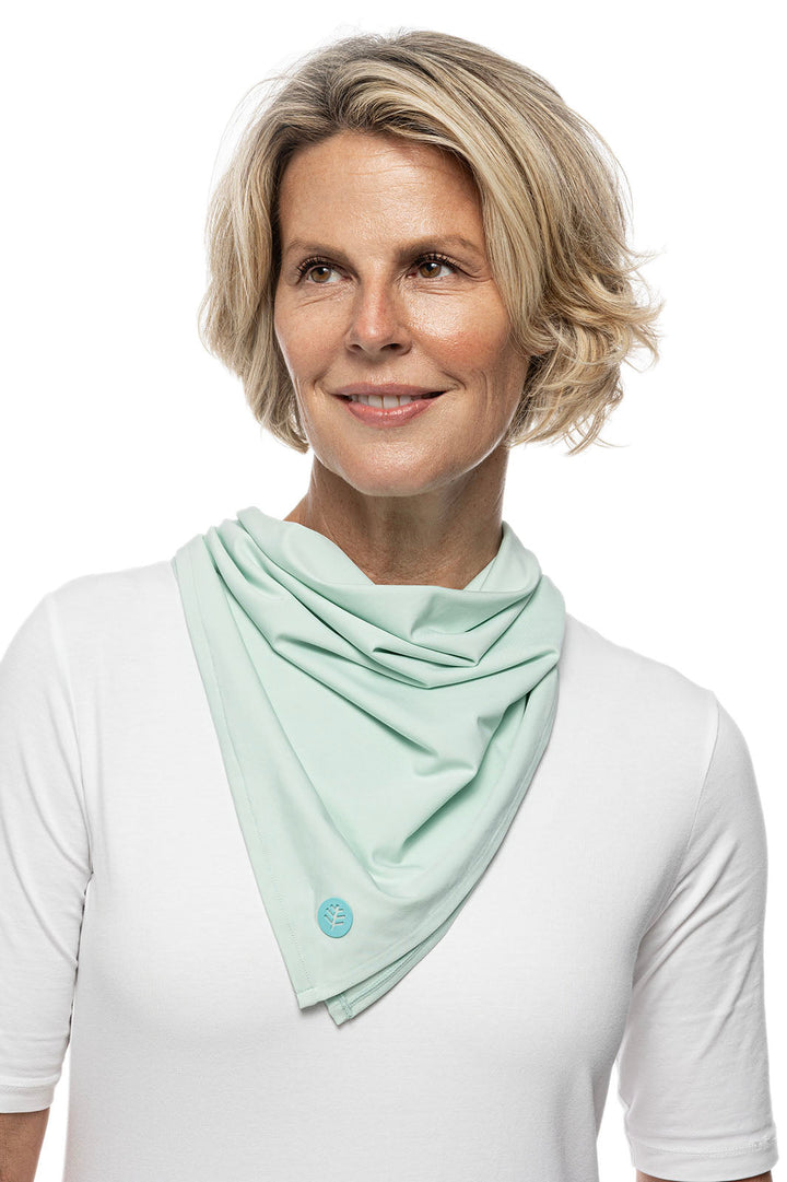 Unisex Virasana Performance Sun Bandana | Misty Aqua