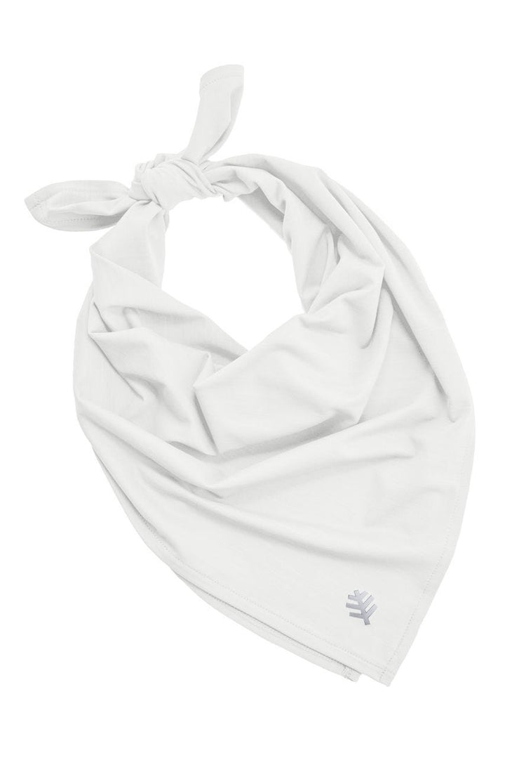 Unisex Virasana Performance Sun Bandana | White