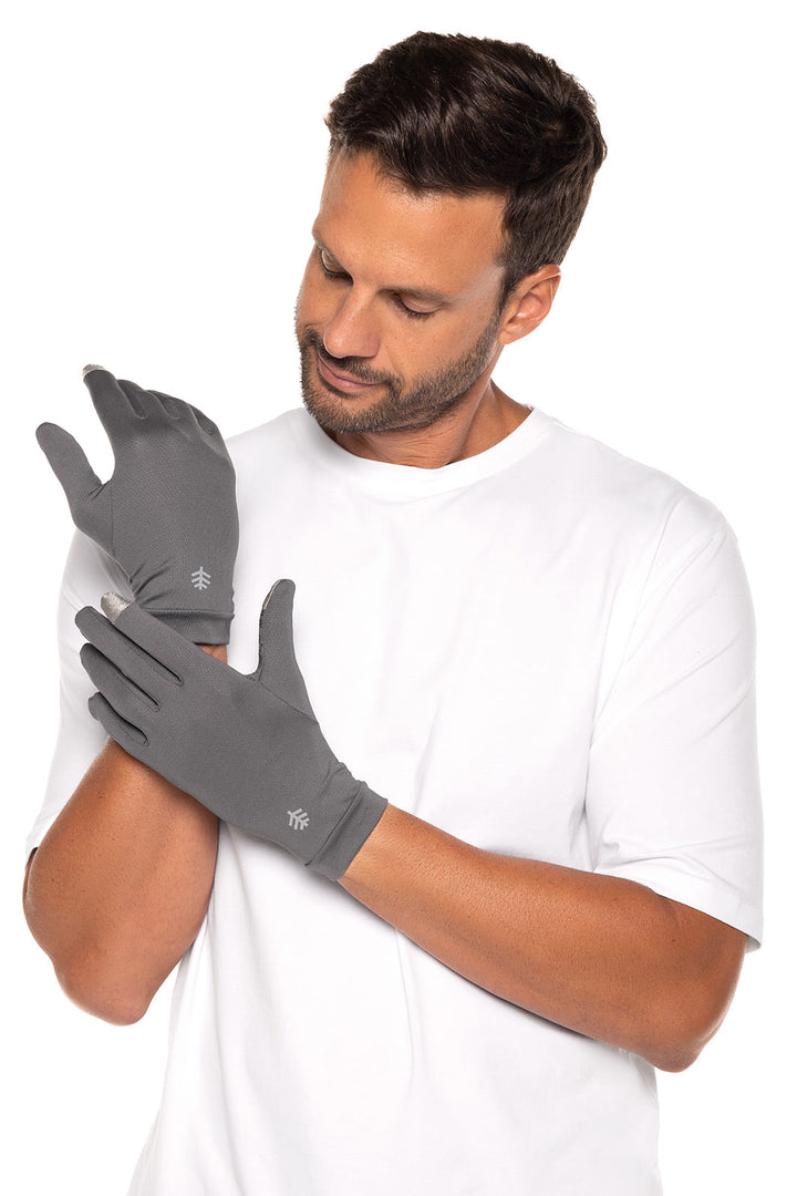 Unisex Gannett UV Gloves | Charcoal