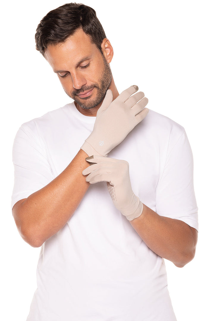 Unisex Gannett UV Gloves | Beige