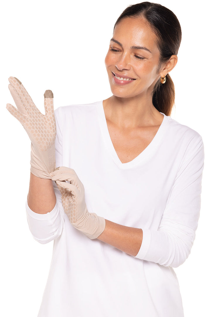 Unisex Gannett UV Gloves | Beige