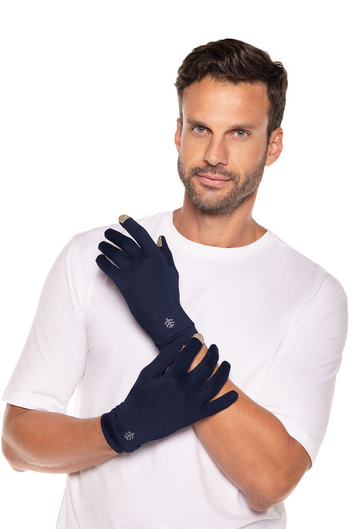 Unisex Gannett UV Gloves | Navy