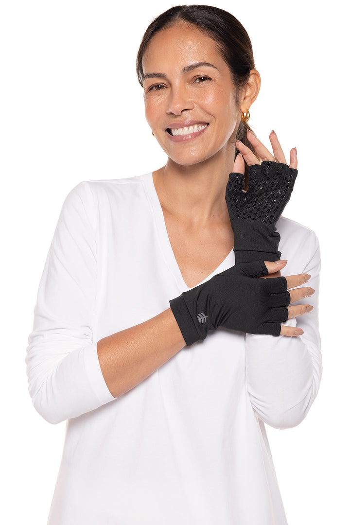 Ouray UV Fingerless Sun Gloves | Black