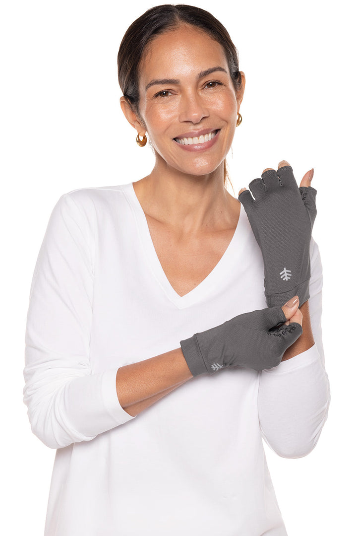 Ouray UV Fingerless Sun Gloves | Charcoal