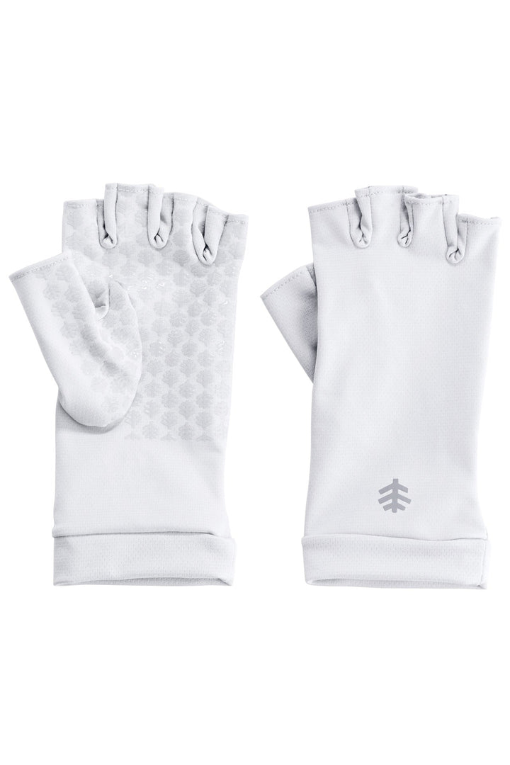 Ouray UV Fingerless Sun Gloves | White