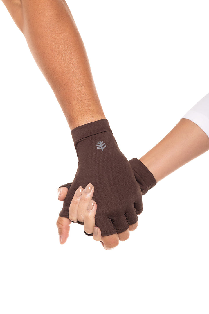 Ouray UV Fingerless Sun Gloves | Chestnut