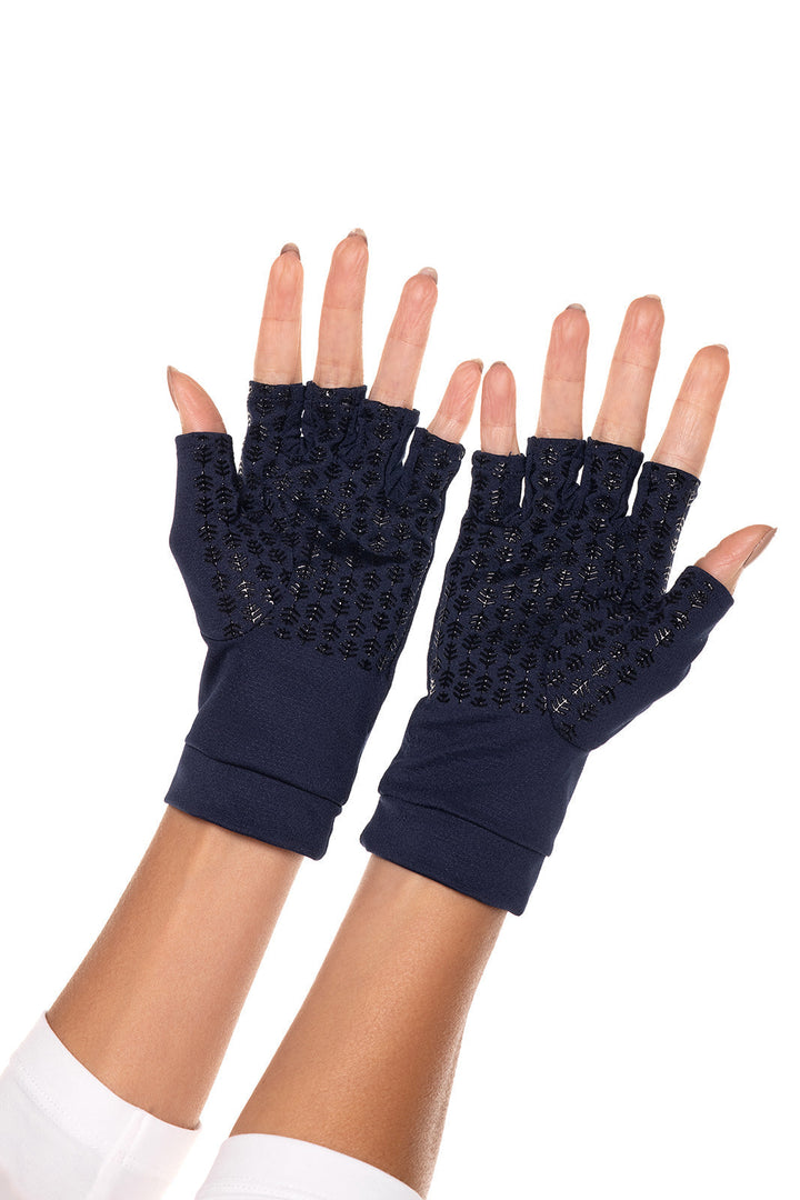 Ouray UV Fingerless Sun Gloves | Navy