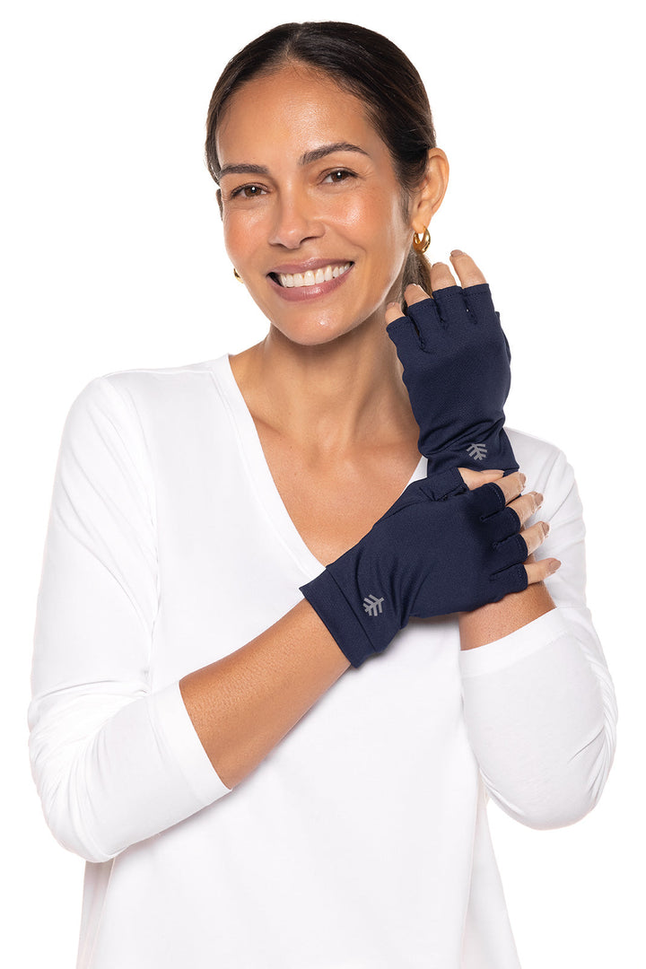 Ouray UV Fingerless Sun Gloves | Navy