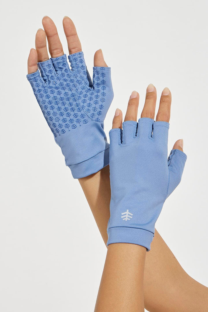 Drasry UV Protection Fishing Fingerless Gloves Men Women UPF 50+ SPF Gloves for Fishing Kayak Paddling Hiking Sailing Rowing Sun Gloves