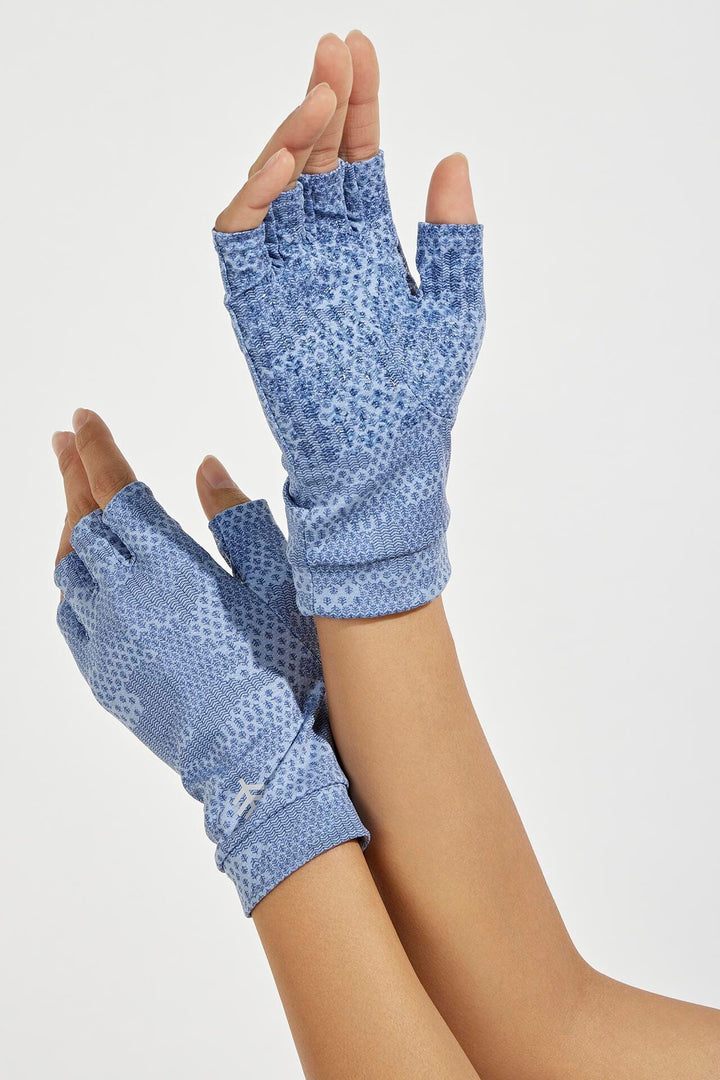 Sun Protective Fingerless Thumb Hole Gloves Long Length – UPF 50+ -  Sunsibility