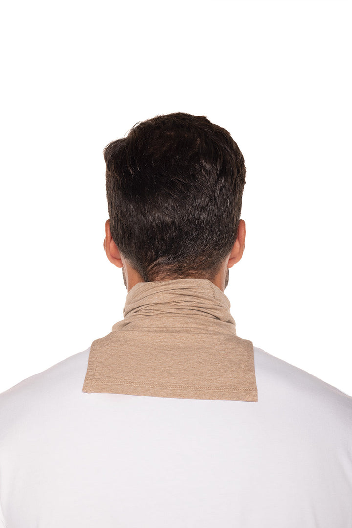 Key West Sun Neck Gaiter | Dark Taupe Heather