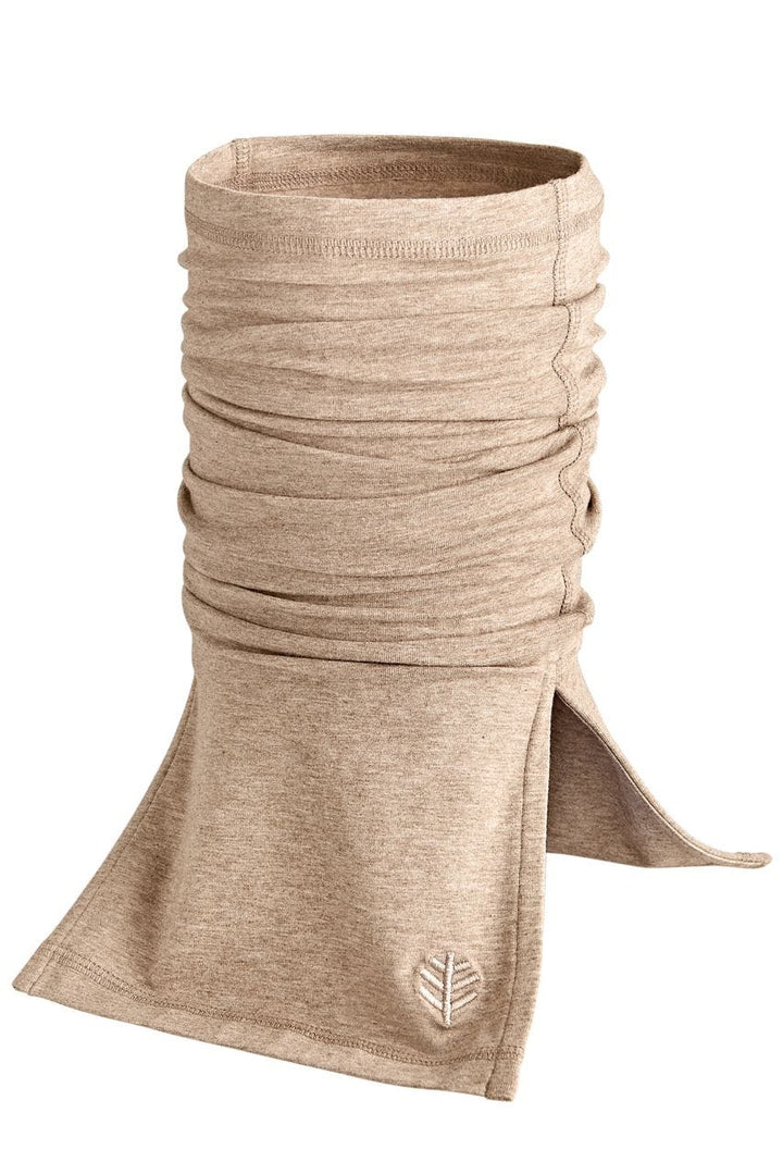 Key West Sun Neck Gaiter | Dark Taupe Heather