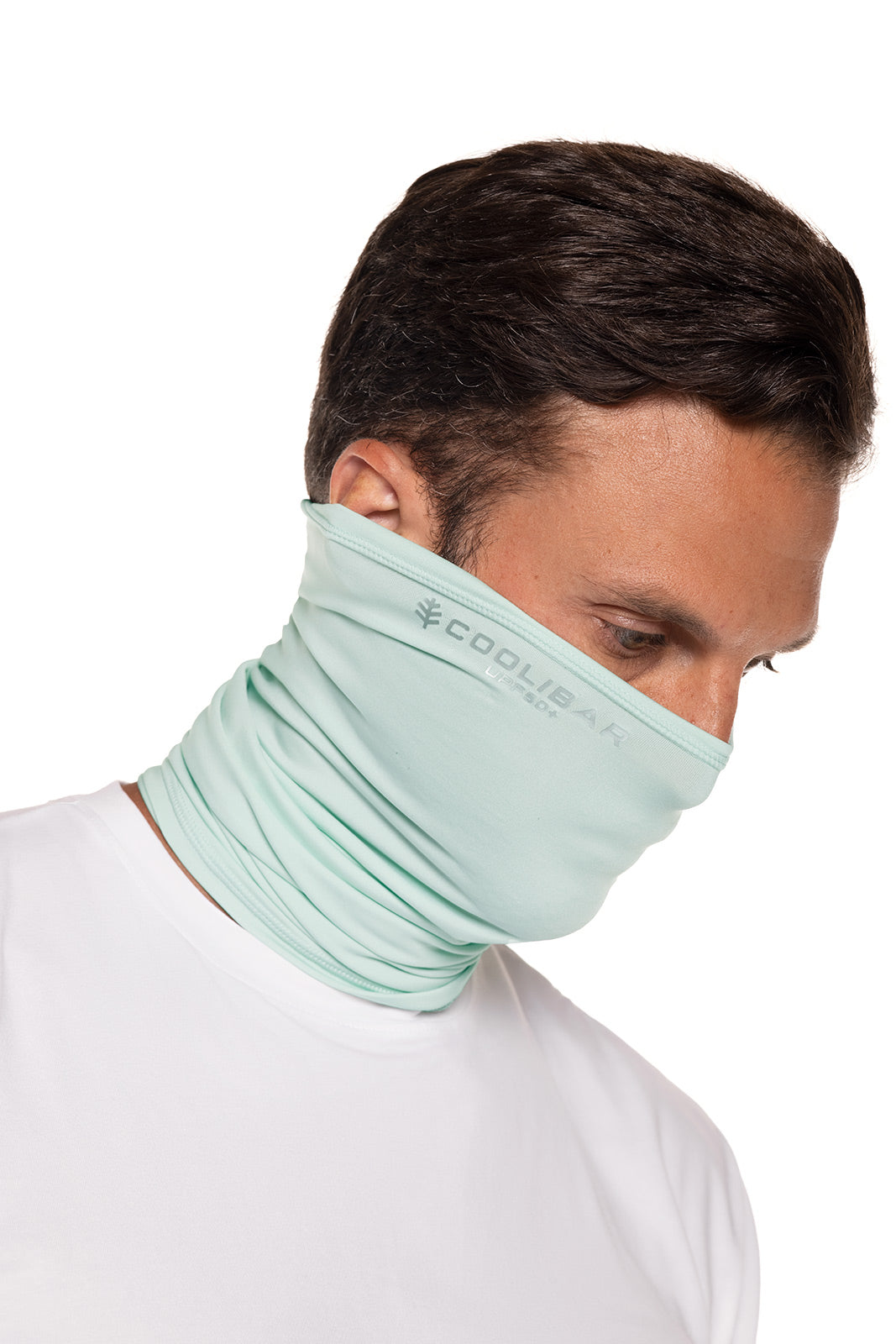 Unisex Virasana Performance Sun Gaiter | Misty Aqua