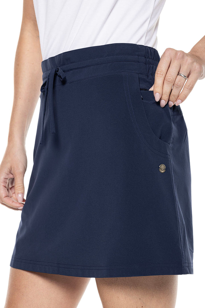 Women's Mendocino Travel Skort | Navy