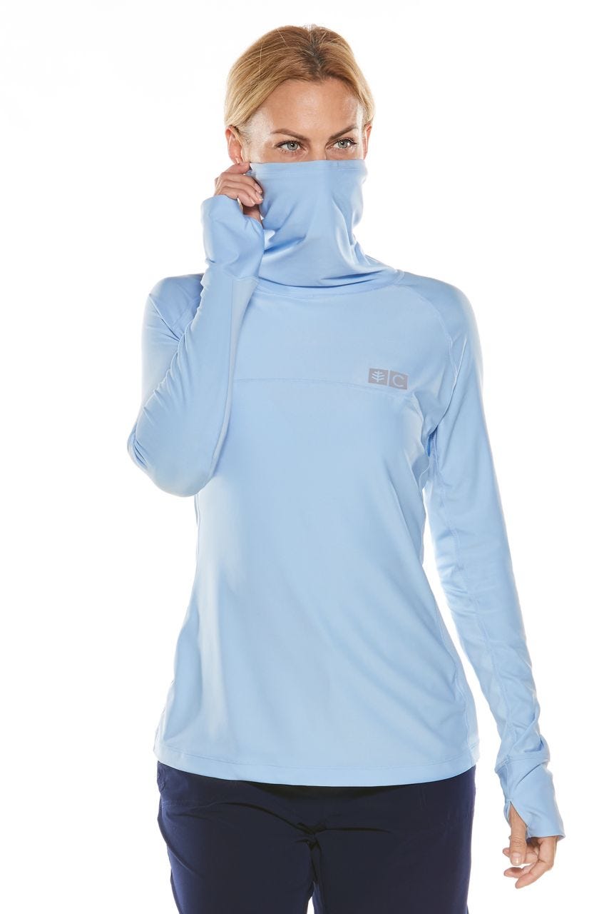 Coolibar UPF 50+ Women's Paros Sailing Hoodie - Sun Protective, Blue Water  Print, X-Small : : Clothing, Shoes & Accessories