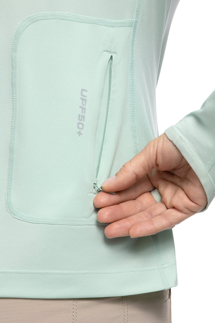 Women's Paros Sailing Hoodie | Misty Aqua