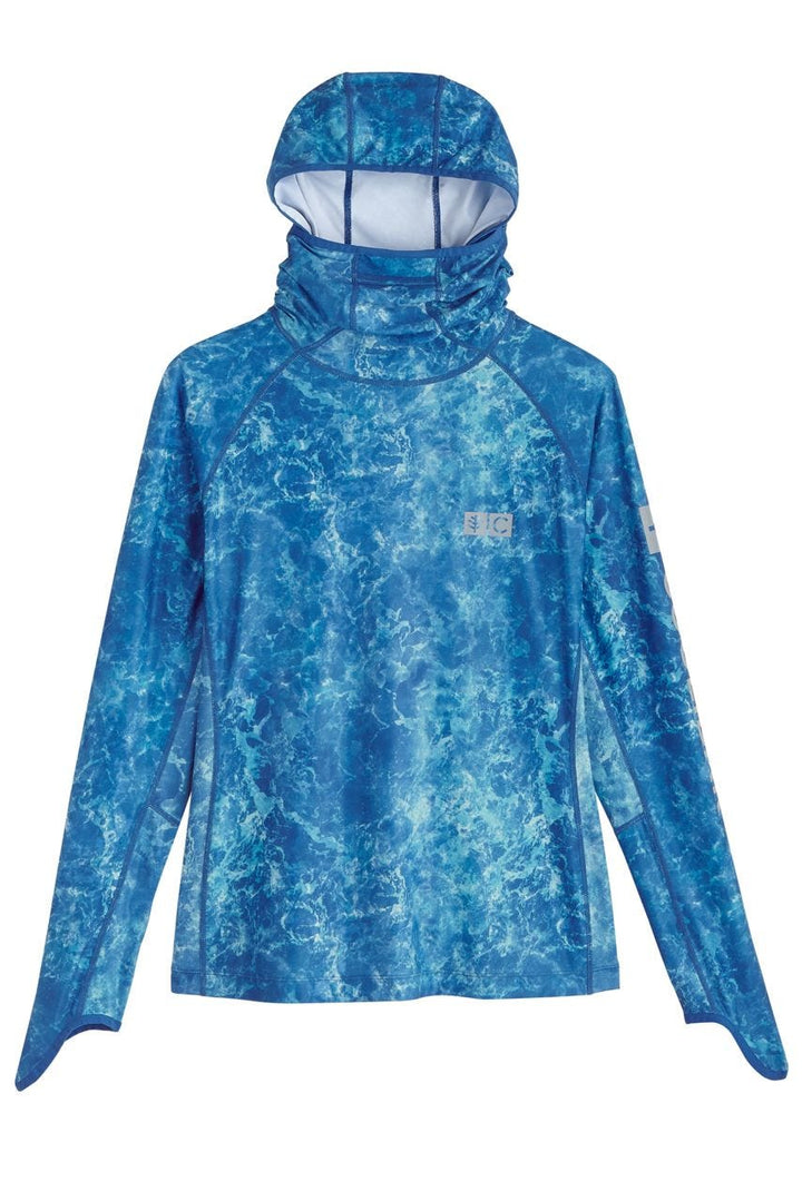 Women's Paros Sailing Hoodie | Blue Water Print