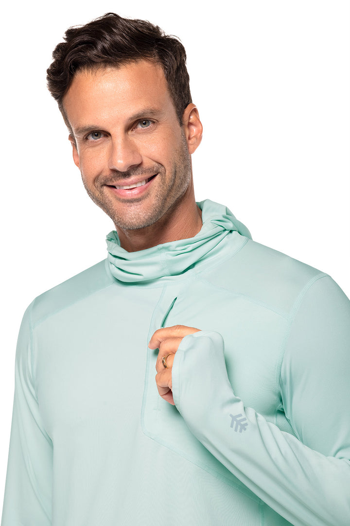 Men's Andros Fishing Hoodie | Misty Aqua