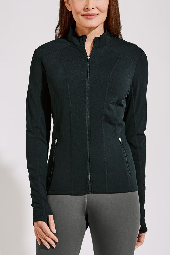 Women's Malawi Swim Jacket | Black