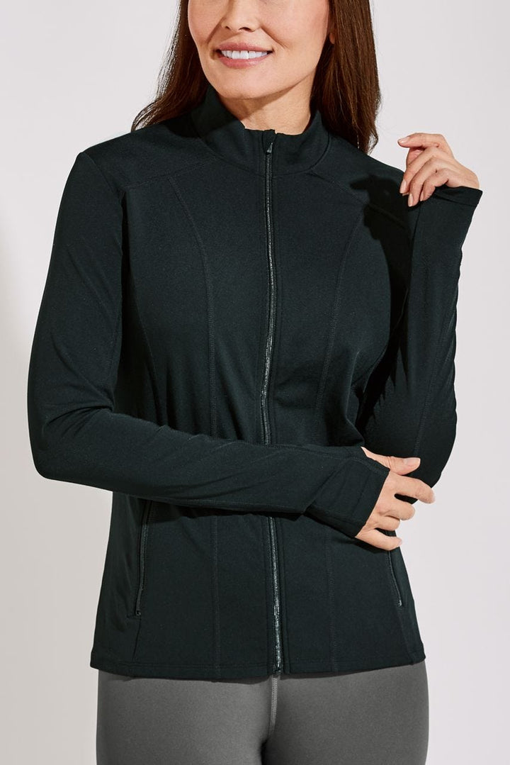 Women's Malawi Swim Jacket | Black