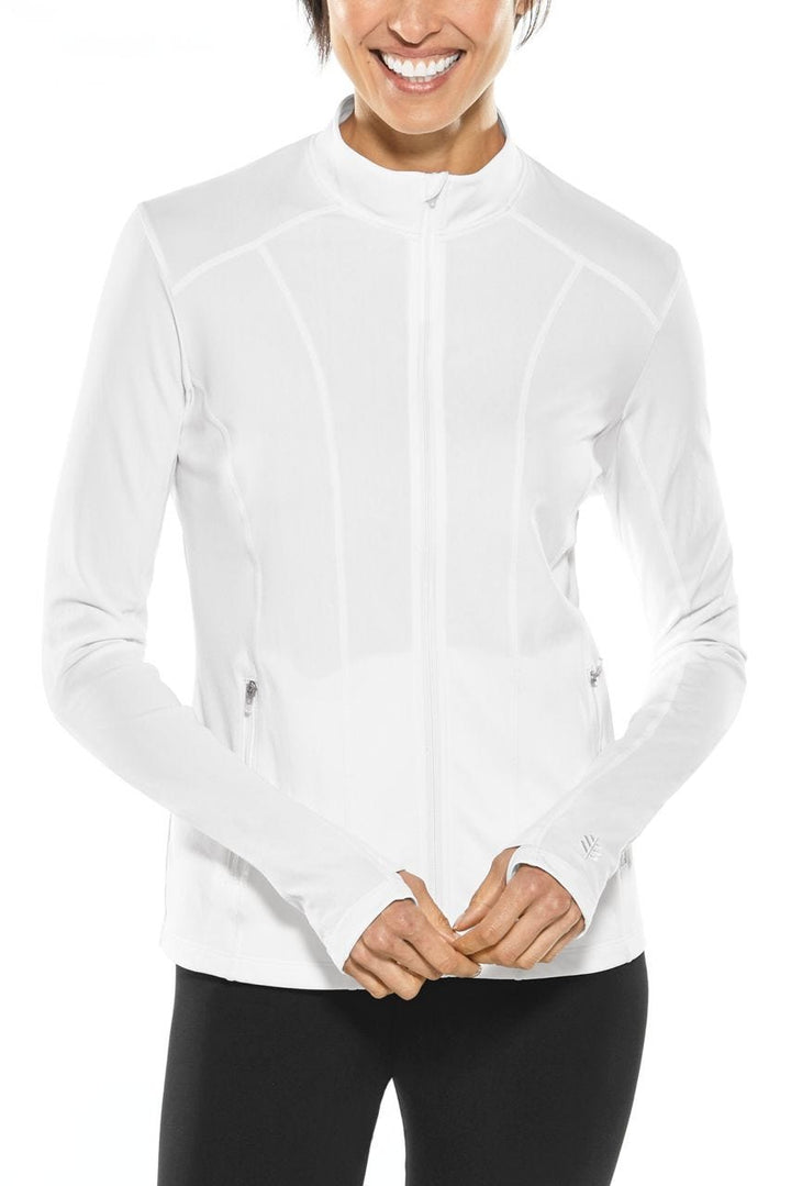 Women's Malawi Swim Jacket | White