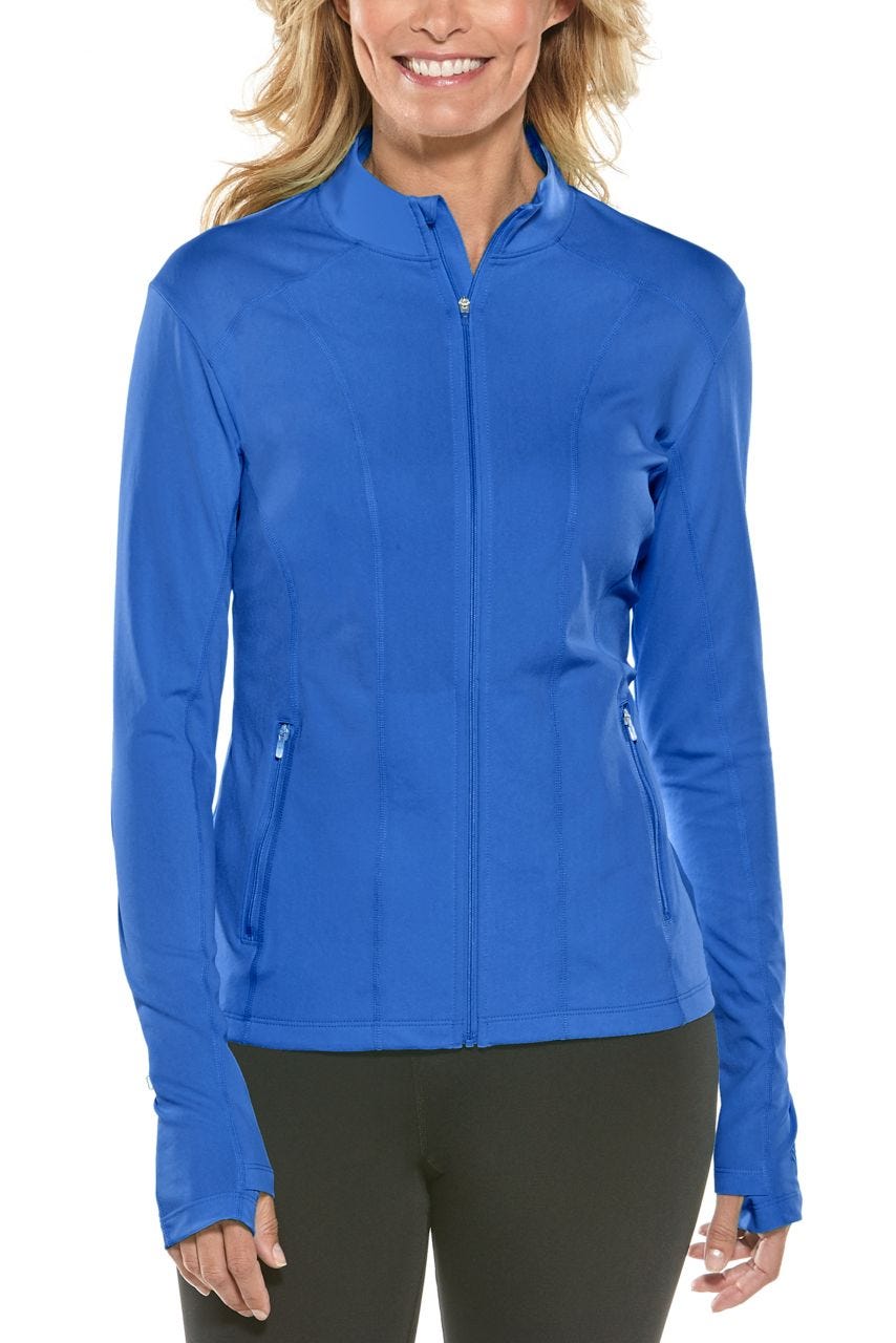 Women's Malawi Swim Jacket | Baja Blue