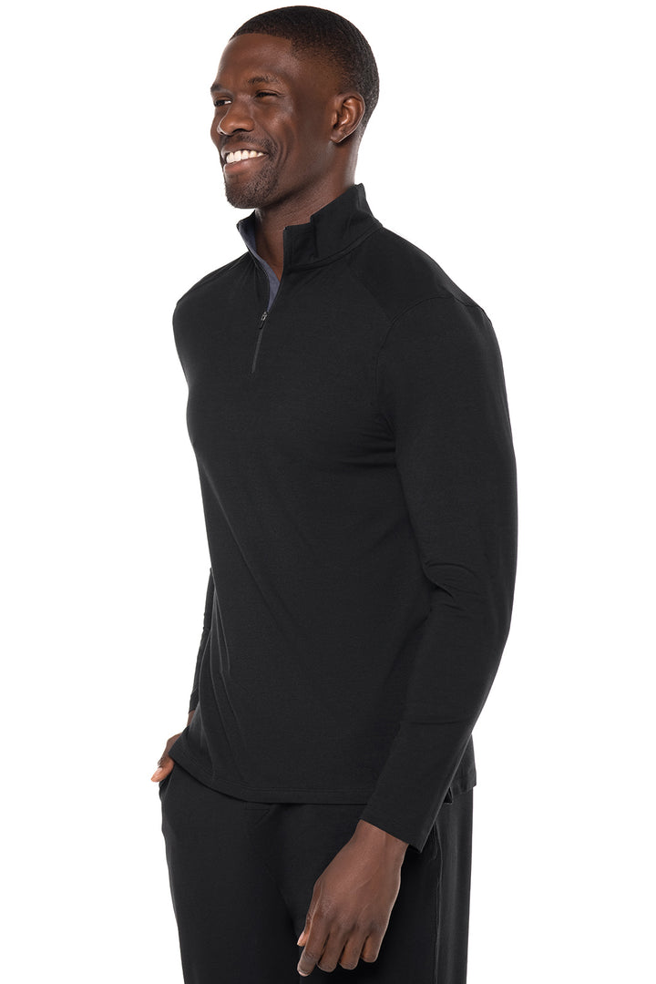 Men's Sonora Quarter-Zip | Black