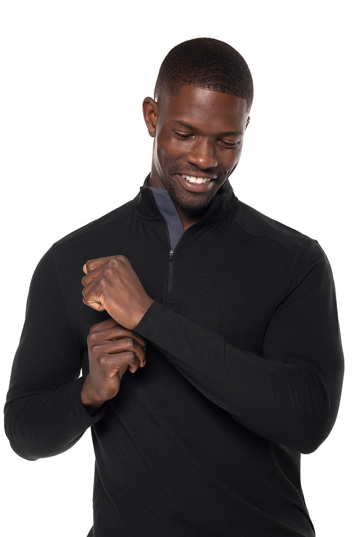 Men's Sonora Quarter-Zip | Black