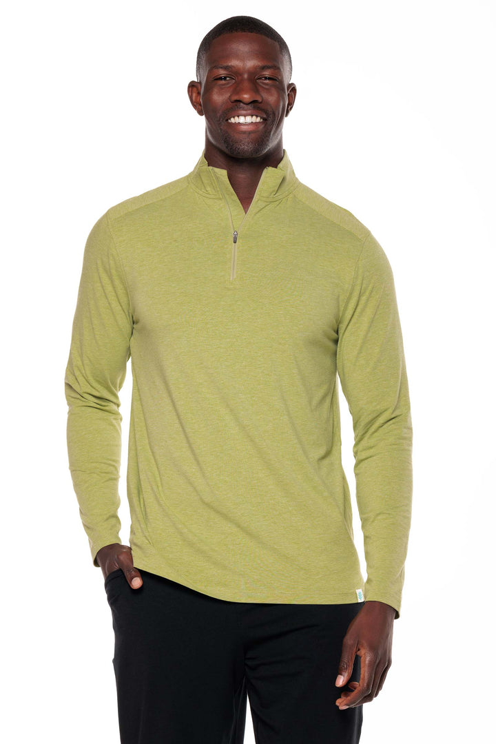 Men's Sonora Quarter-Zip | Willow Green Heather