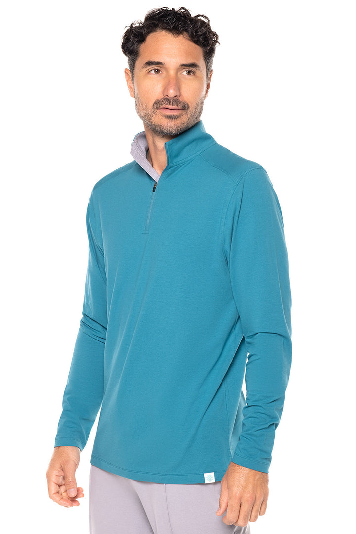 Men's Sonora Quarter-Zip | Tahitian Teal