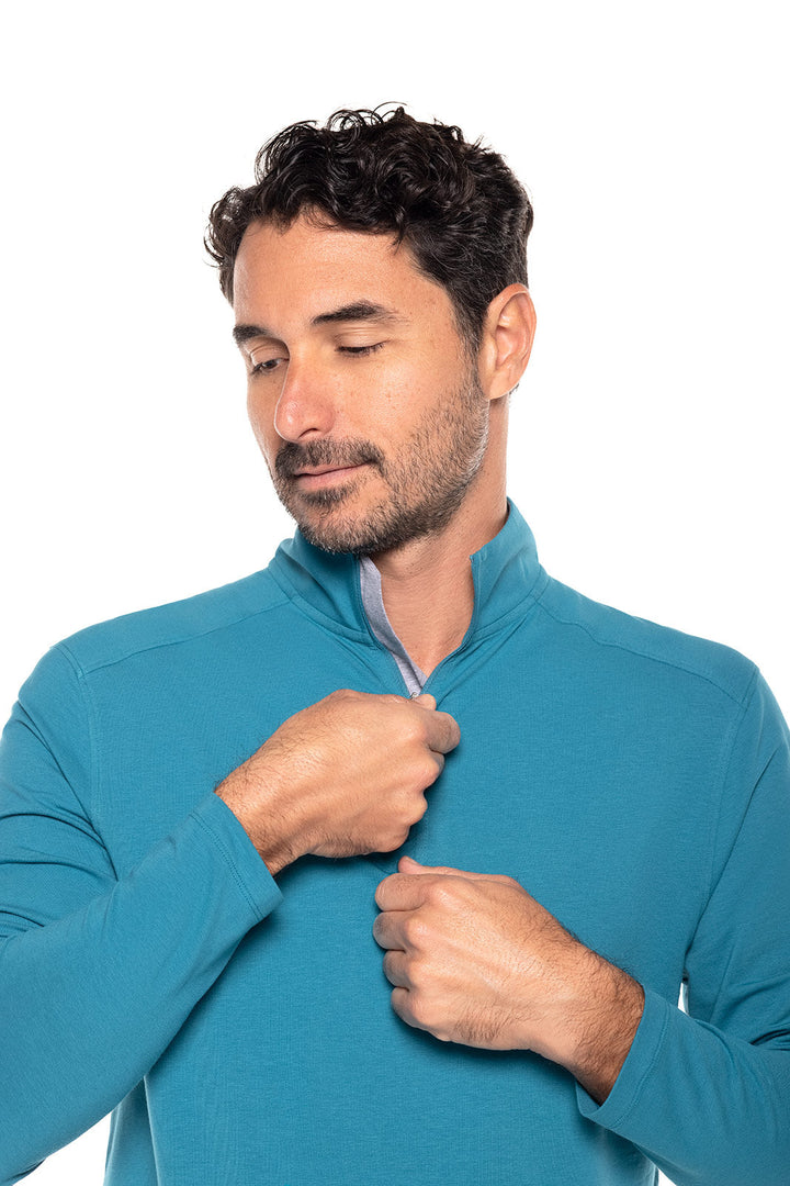 Men's Sonora Quarter-Zip | Tahitian Teal