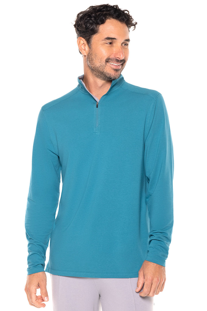 Men's Sonora Quarter-Zip | Tahitian Teal