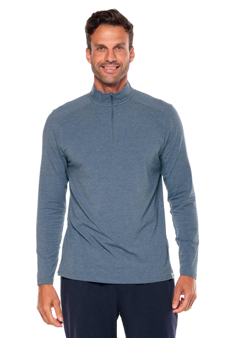 Men's Sonora Quarter-Zip | Tidal Blue Heather