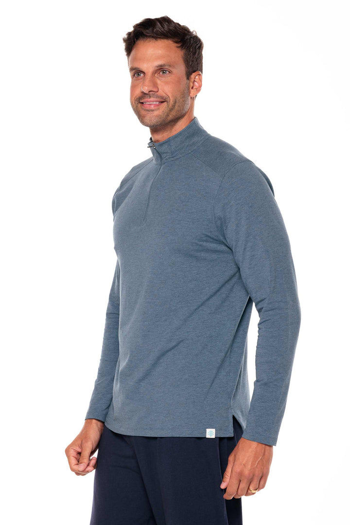 Men's Sonora Quarter-Zip | Tidal Blue Heather