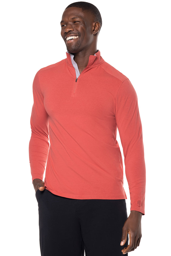 Men's Sonora Quarter-Zip | Ember Red