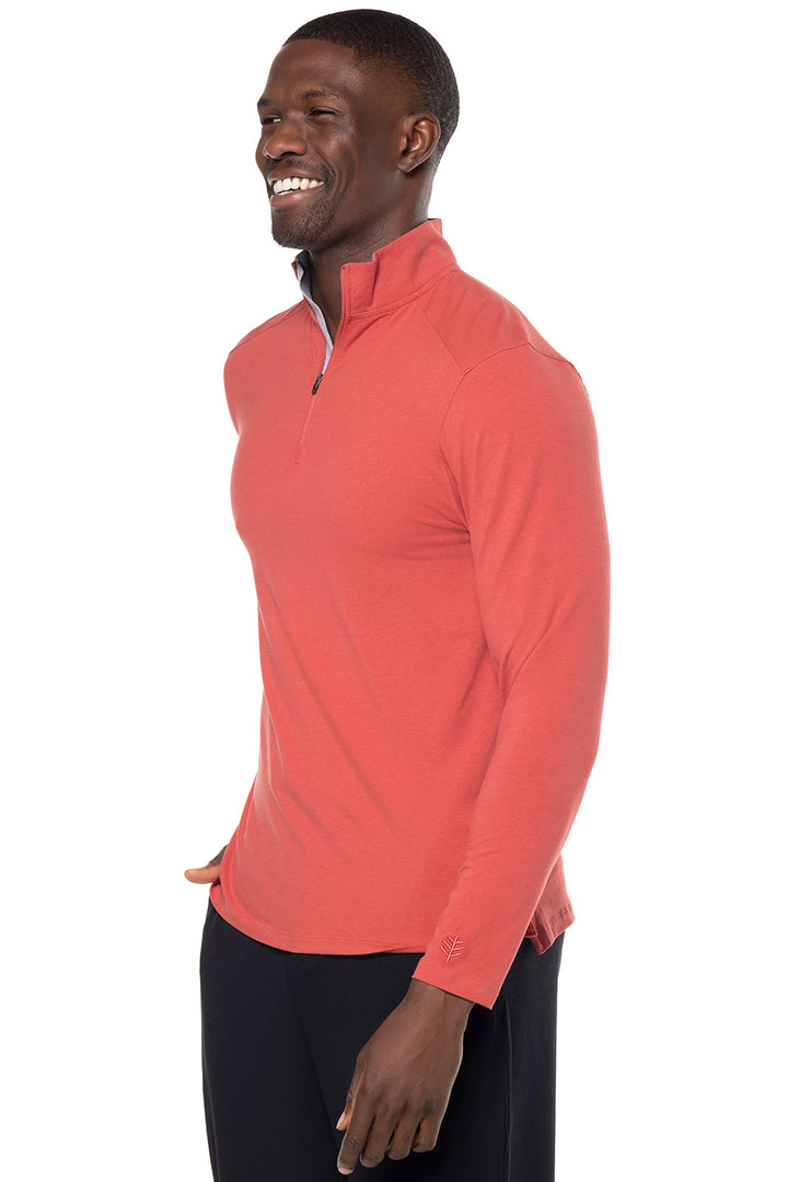 Men's Sonora Quarter-Zip | Ember Red