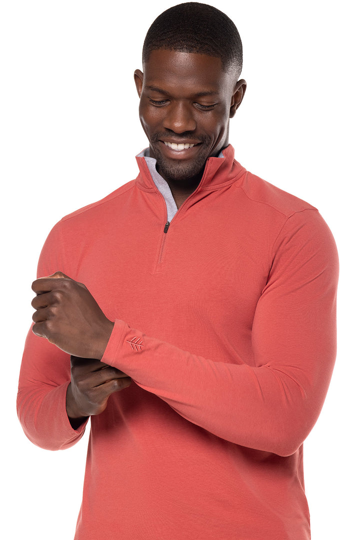 Men's Sonora Quarter-Zip | Ember Red