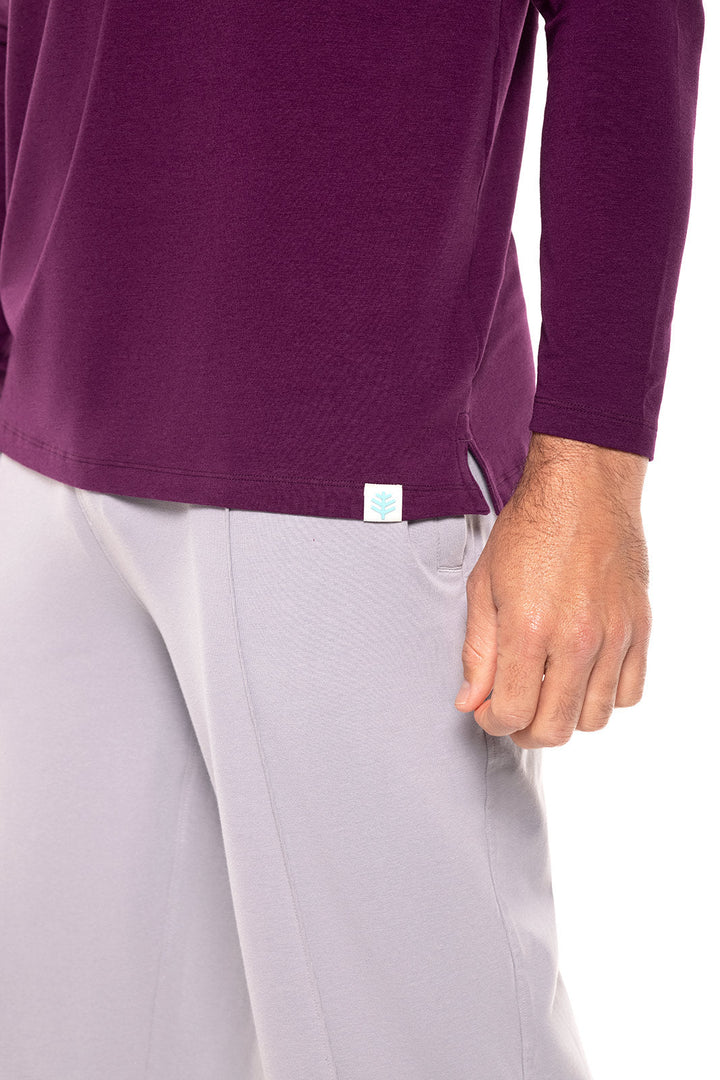 Men's Sonora Quarter-Zip | Rich Plum