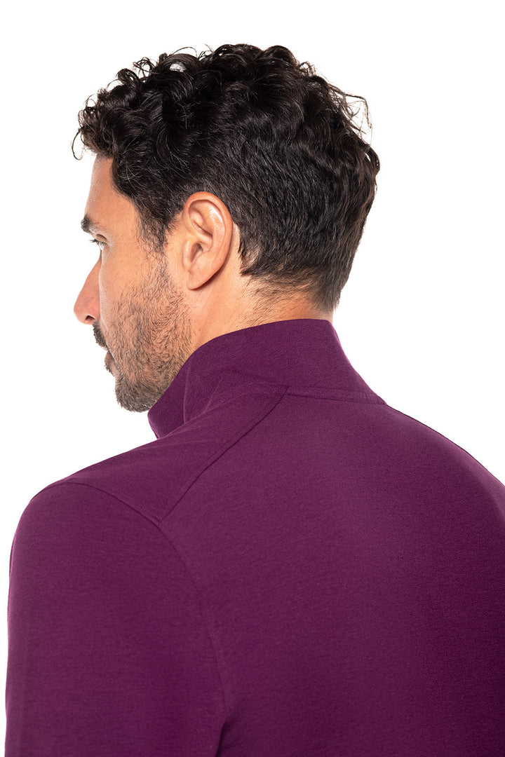 Men's Sonora Quarter-Zip | Rich Plum