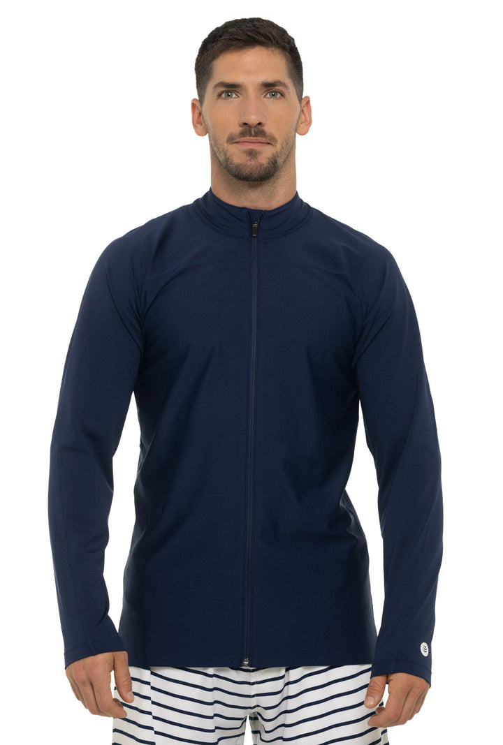 Men's Menorca Long Sleeve Water Jacket | Navy