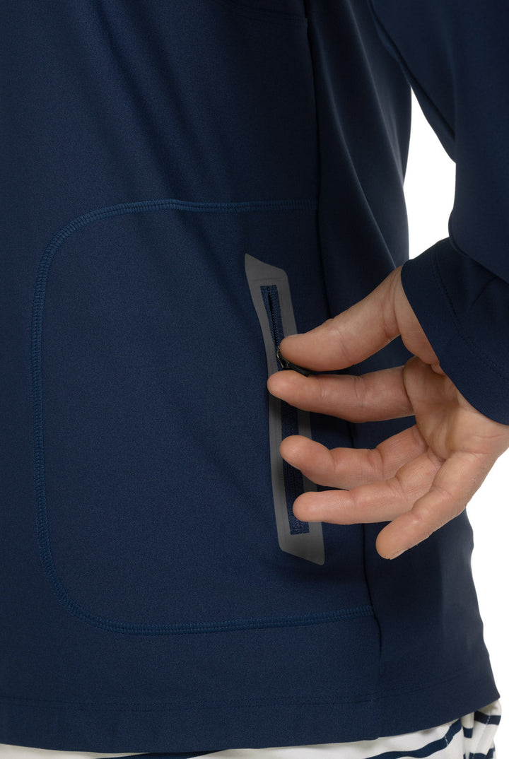 Men's Menorca Long Sleeve Water Jacket | Navy