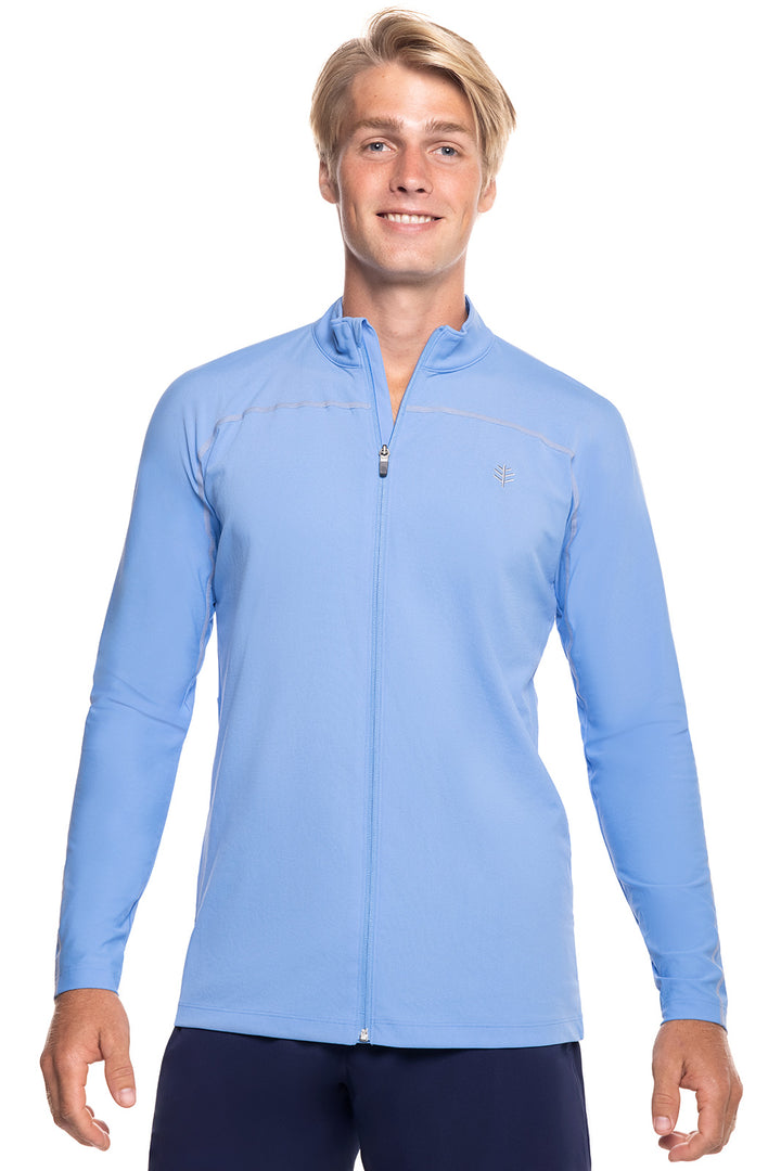 Men's Menorca Long Sleeve Water Jacket | Surf Blue